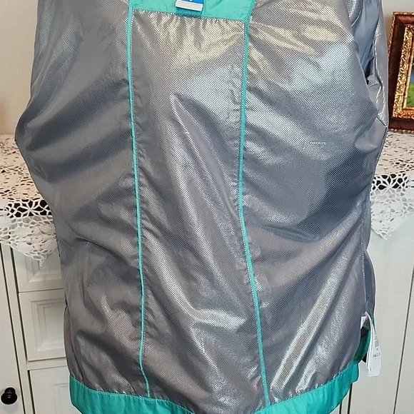 Columbia Women's White Out II Teal Puffer Jacket Size L Omni-Heat Thermal Lining - Picture 8 of 16